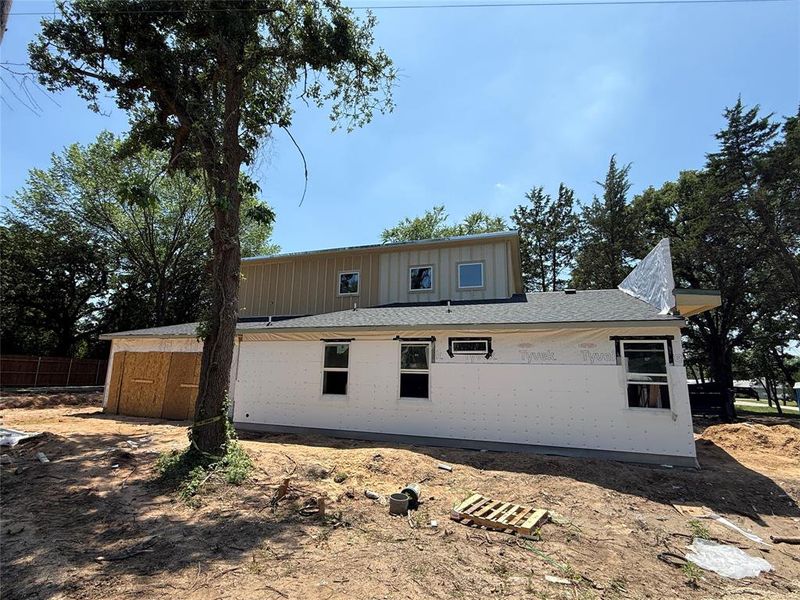In-progress construction of a new home in , Seagoville, TX (Image 3).