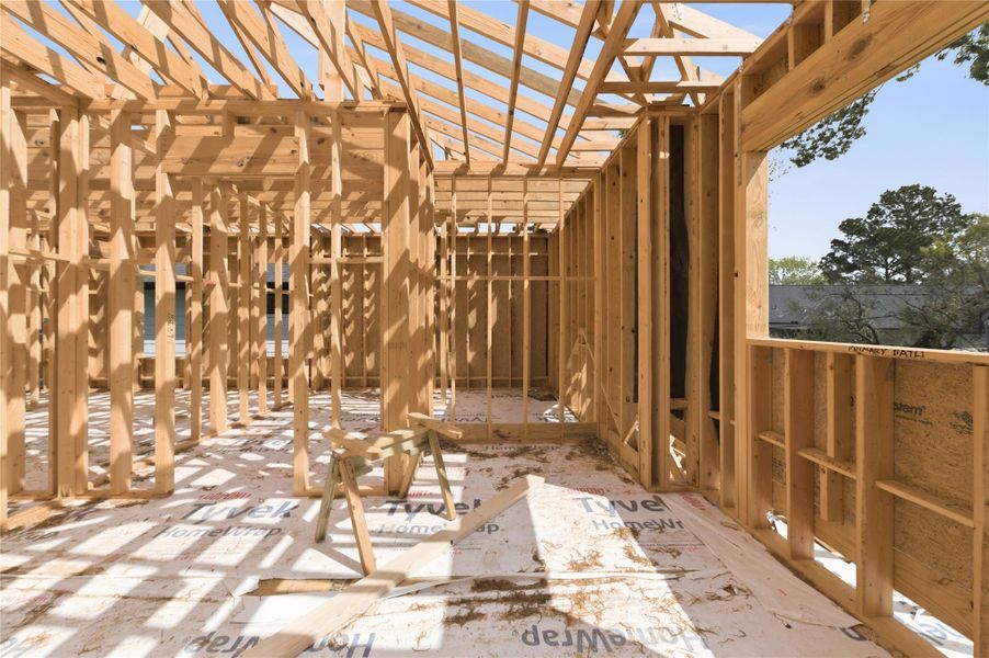 In-progress construction of a new home in , Houston, TX (Image 25).