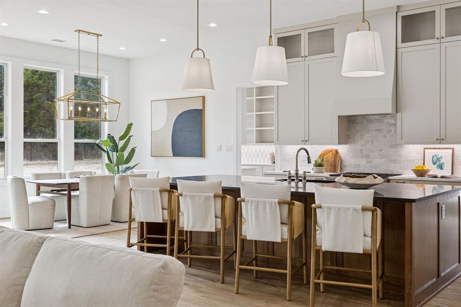 Furnished interior view inside a new home in , Midlothian (Image 12).