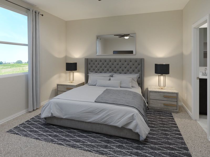 Furnished interior view inside a new home in Parks at Foster Crossing - Premier Series, Anna (Image 5).