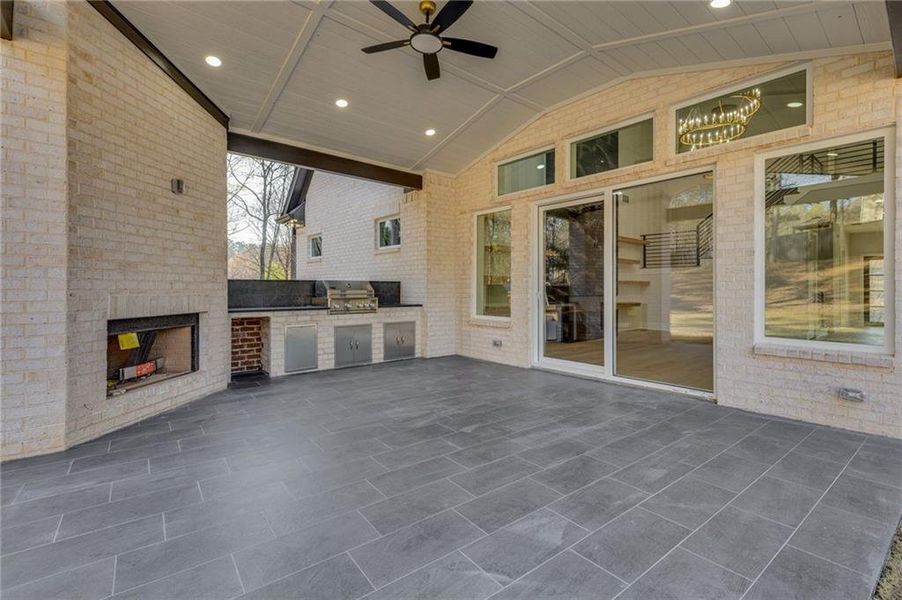Exterior details and patio area of a home in , Loganville (Image 36).