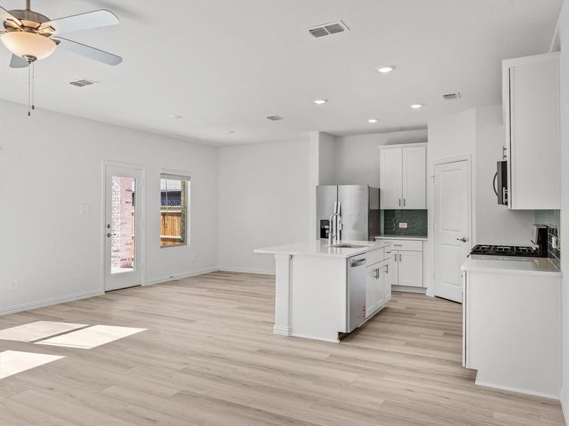 Furnished interior view inside a new home in Simpson Crossing - Spring Series, McKinney (Image 6).