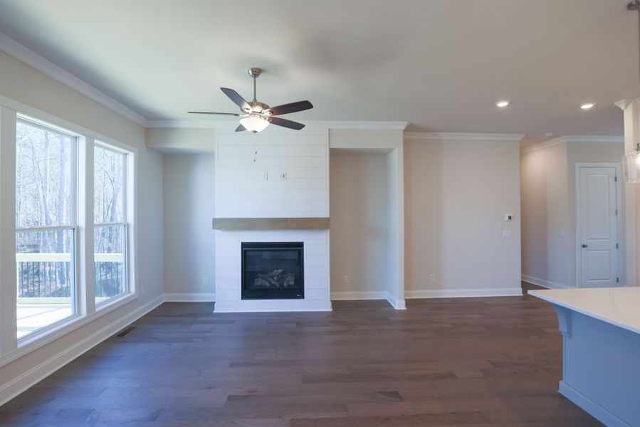 Representative unfurnished interior of a home built from the The Bennett by The Providence Group in Aberdeen, Hoschton (Image 23).