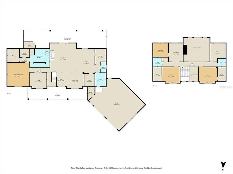 2D floor plan layout of this home in , Inglis, FL (Image 7).