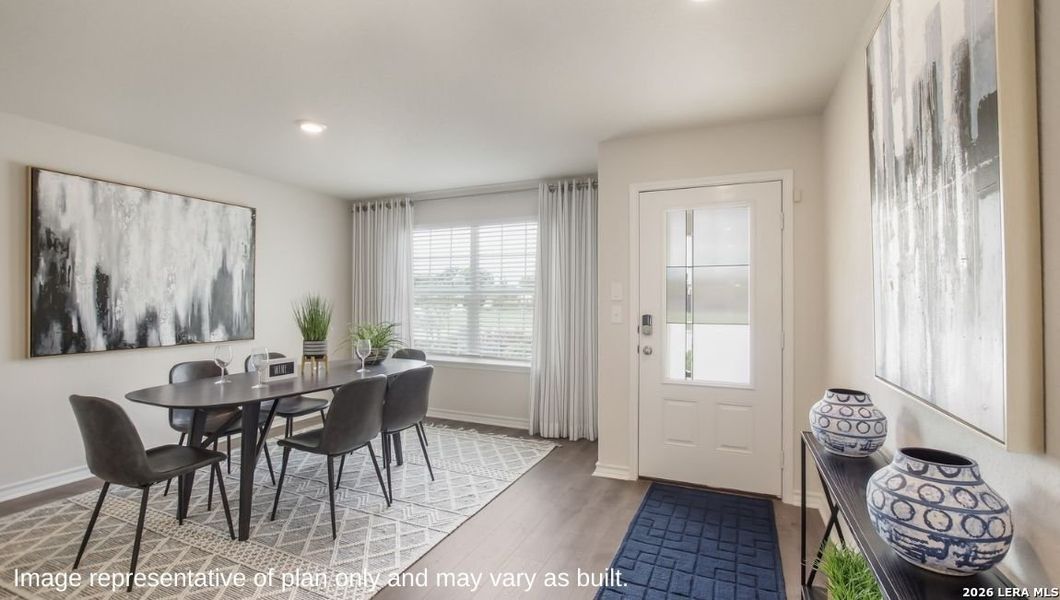 Furnished interior view inside a new home in Steele Creek, Cibolo (Image 21).