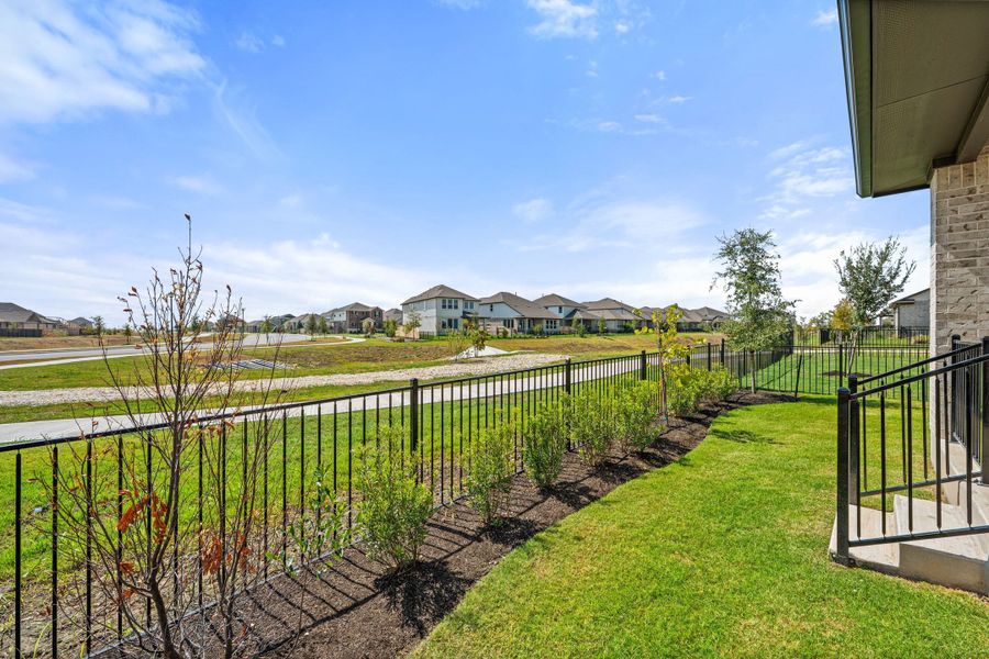 Exterior details and patio area of a home in Flora, Hutto (Image 4).