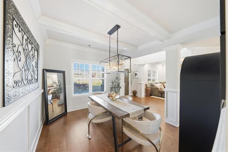 Furnished interior view inside a new home in Nine Oaks, Locust Grove (Image 54).