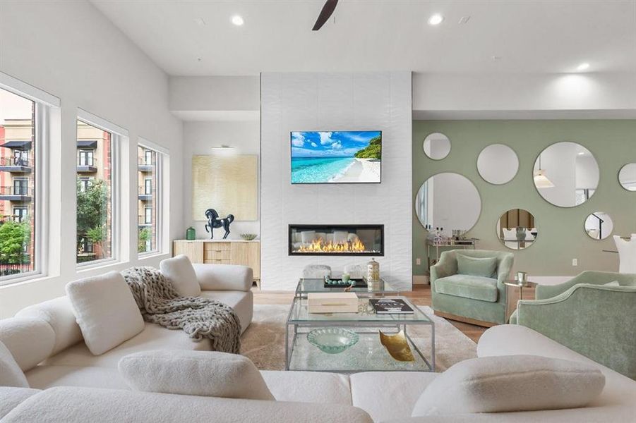 Furnished interior view inside a new home in , Grapevine (Image 32).