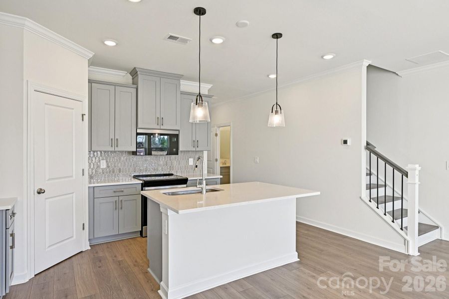 Furnished interior view inside a new home in Meadows at Wilson Farms - The Summit Series, Fort Mill (Image 9). Furnished interior view inside a new home in Meadows at Wilson Farms - The Summit Series, Fort Mill (Image 9).