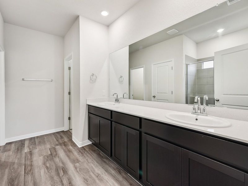 Furnished interior view inside a new home in Opal Meadows, Kyle (Image 4).