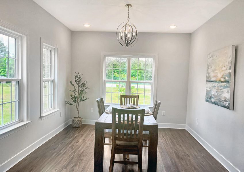 Furnished interior view inside a new home in , St. Stephen (Image 13).