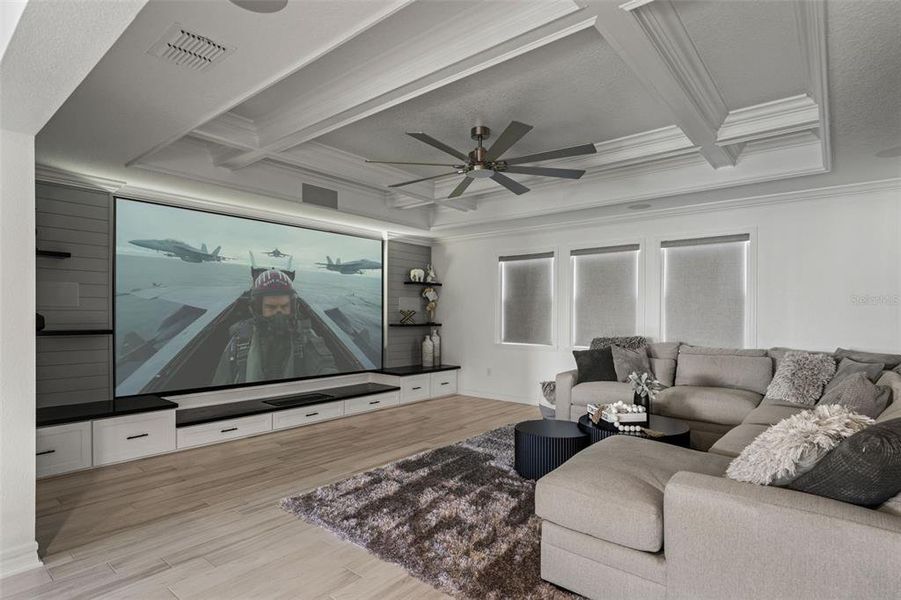 Furnished interior view inside a new home in Whispering Oaks Preserve, Wesley Chapel (Image 20).
