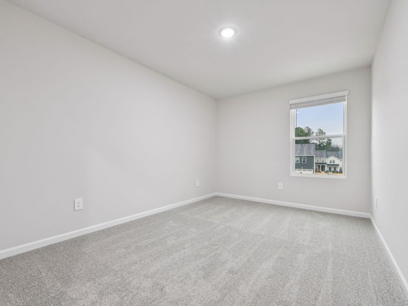 Spacious, unfurnished interior of a new home in The Rows at Buffaloe Reserve, Raleigh (Image 17). Spacious, unfurnished interior of a new home in The Rows at Buffaloe Reserve, Raleigh (Image 17).