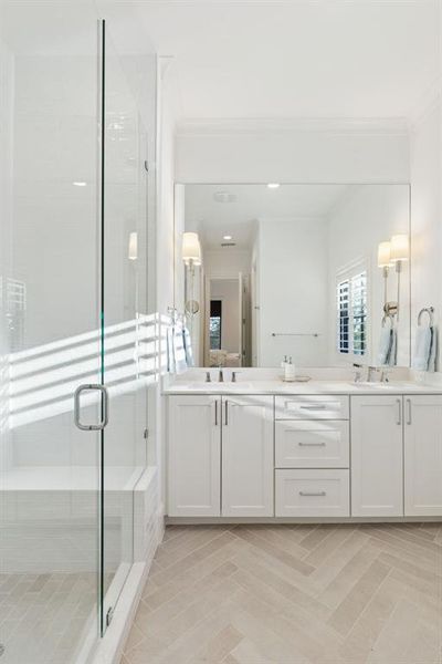 Furnished interior view inside a new home in , Malakoff (Image 30). Furnished interior view inside a new home in , Malakoff (Image 30).