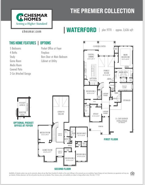 Waterford Floor PLan Waterford Floor PLan