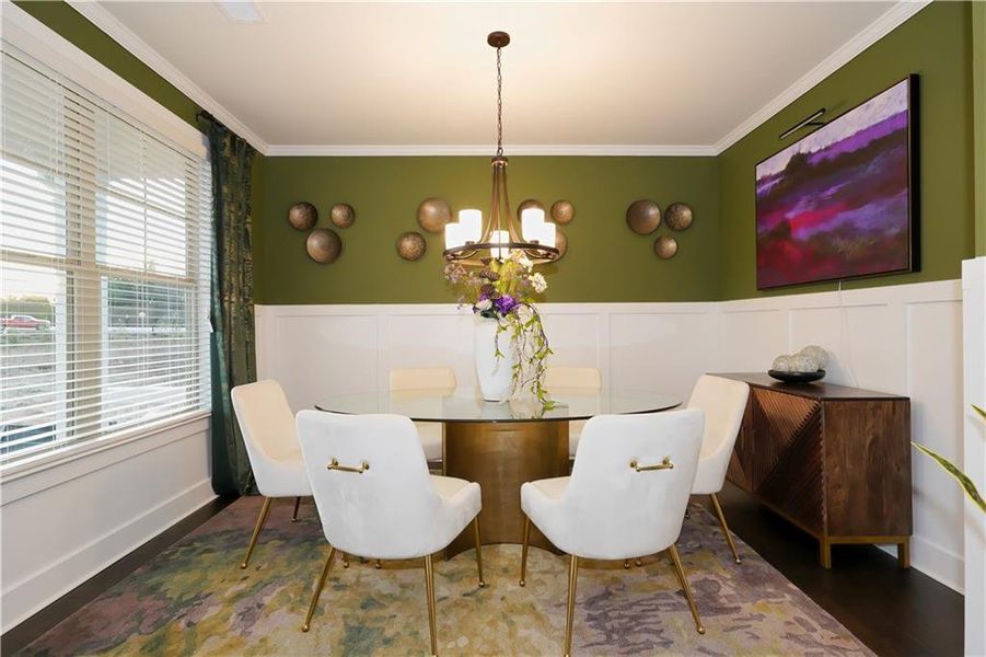 Furnished interior view inside a new home in Hellen Valley, Braselton (Image 14).