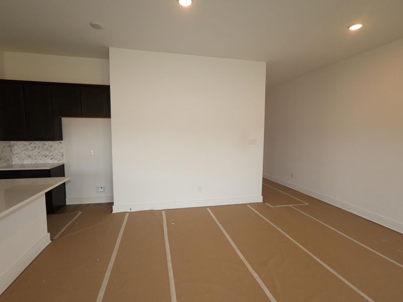 In-progress construction of a new home in Lago Mar, Santa Fe, TX (Image 39).