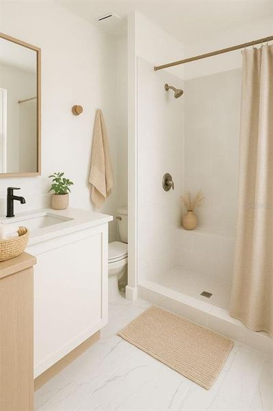 Furnished interior view inside a new home in , Lehigh Acres (Image 7).