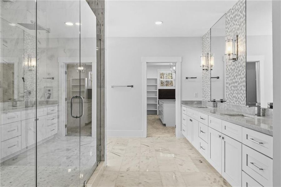 Furnished interior view inside a new home in , Alpharetta (Image 42).