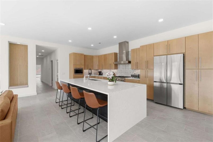 Furnished interior view inside a new home in , Talking Rock (Image 9).