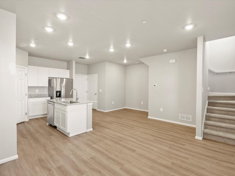 Spacious, unfurnished interior of a new home in Poudre Heights: The Meadow Collection, Windsor (Image 6).
