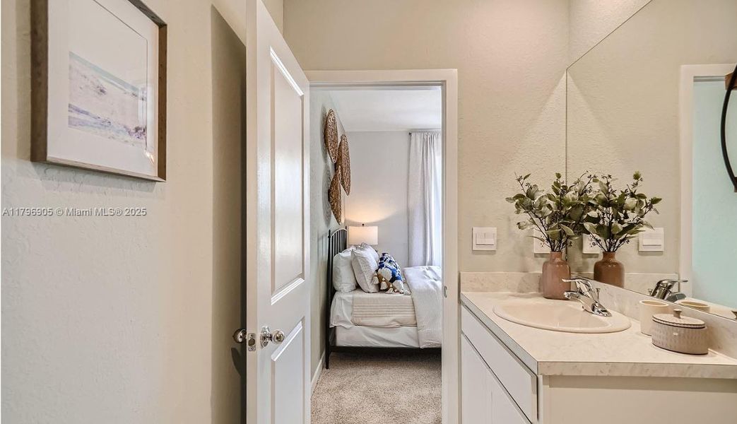 Furnished interior view inside a new home in Palm Cay, Florida City (Image 11).