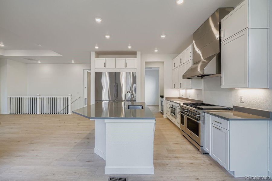 Furnished interior view inside a new home in Red Rocks Ranch: The Grand Collection, Morrison (Image 2).