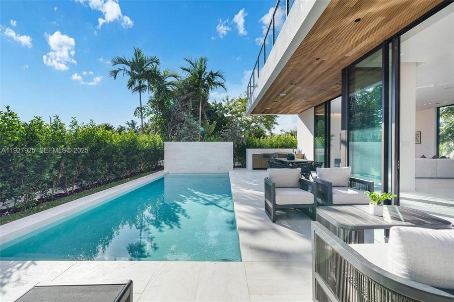 Exterior details and patio area of a home in , Surfside (Image 31). Exterior details and patio area of a home in , Surfside (Image 31).
