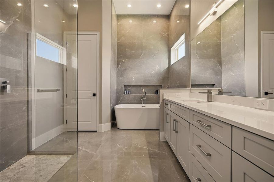 Furnished interior view inside a new home in Avalon Ridge, Winter Garden (Image 12).