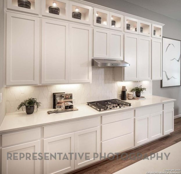 Furnished interior view inside a new home in Davis Ranch: 50ft. lots, San Antonio (Image 18).