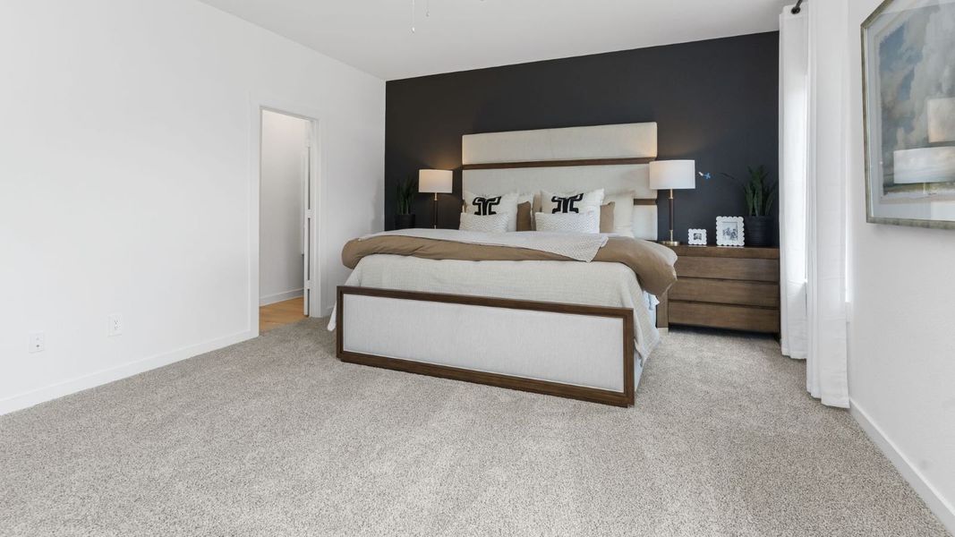 Furnished interior view inside a new home in Tamarron, Fulshear (Image 26).