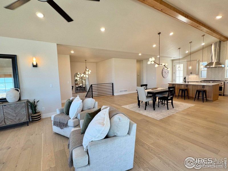 Furnished interior view inside a new home in , Berthoud (Image 28).