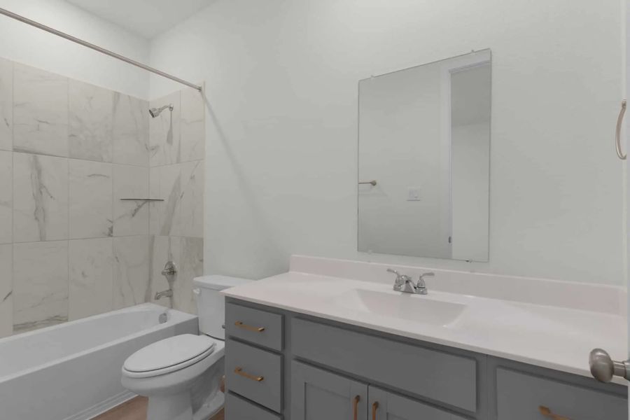 Furnished interior view inside a new home in Newhaven, Manor (Image 6).