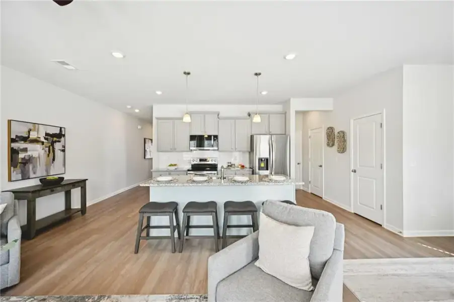 Furnished interior view inside a new home in Cash's Crossing, Ellenwood (Image 5).