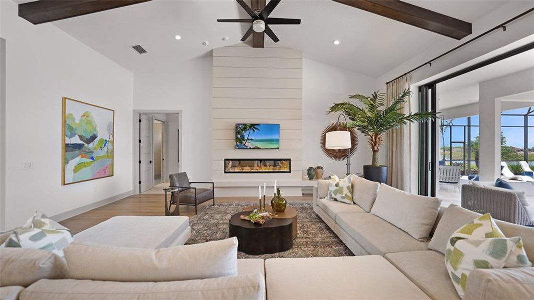 Furnished interior view inside a new home in , Venice (Image 5).