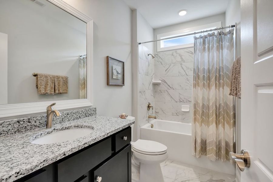 Furnished interior view inside a new home in Brunswick Forest, Leland (Image 19).
