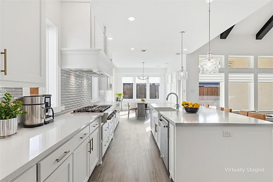 Furnished interior view inside a new home in Windsong Ranch 61' Series, Prosper (Image 5).