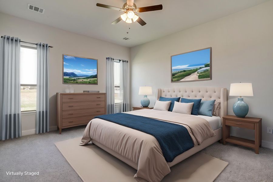 Furnished interior view inside a new home in Berkshire Estates, Mesquite (Image 10).