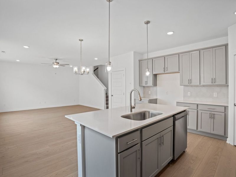 Furnished interior view inside a new home in Calista Farms, White House (Image 7).