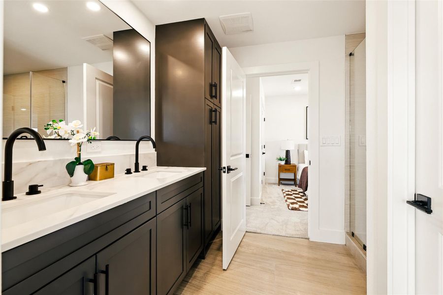 Furnished interior view inside a new home in , Georgetown (Image 34). Furnished interior view inside a new home in , Georgetown (Image 34).