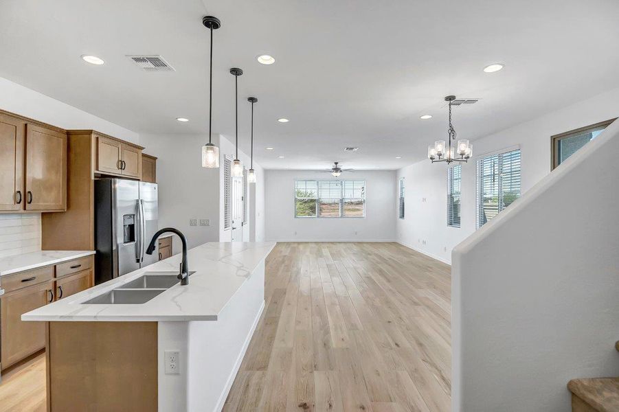 Furnished interior view inside a new home in Ironwood Villages at North Creek, Queen Creek (Image 39).