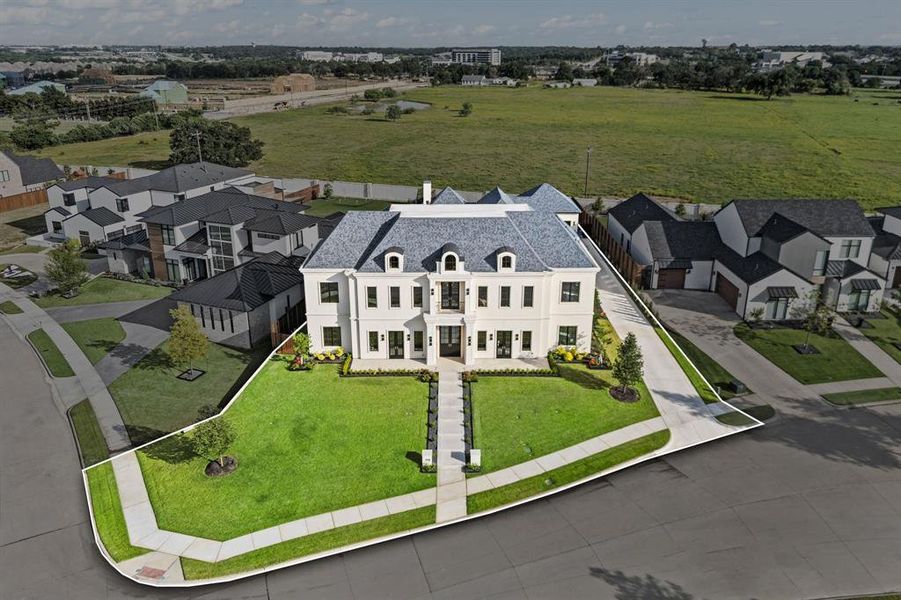 Aerial view of property and surrounding area Aerial view of property and surrounding area