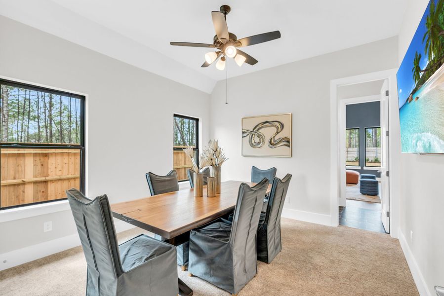 Furnished interior view inside a new home in ARTAVIA, Conroe (Image 21).