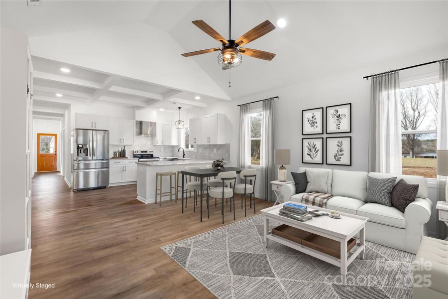 Furnished interior view inside a new home in , Shelby (Image 19).
