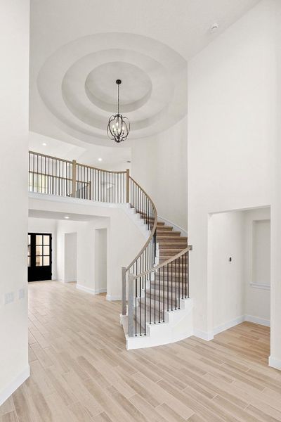 Representative unfurnished interior of a home built from the The Dalton by Westin Homes in Legacy - 60', League City (Image 13).