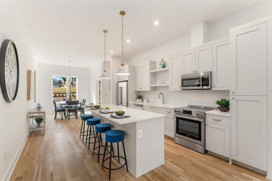 Furnished interior view inside a new home in Madison Park South, Atlanta (Image 18).