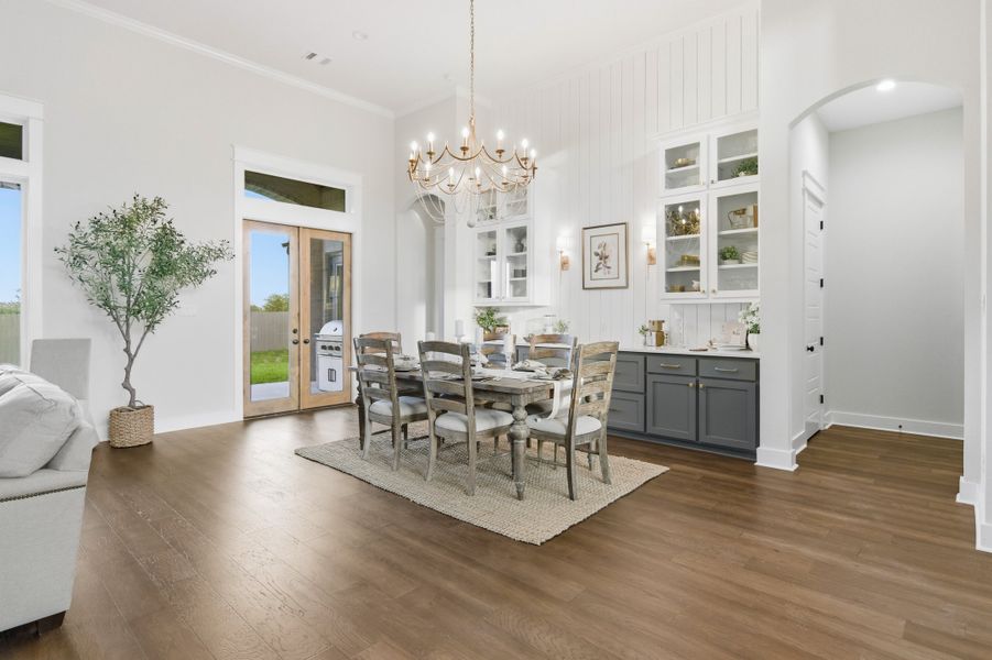 Furnished interior view inside a new home in Stella Ranch, Bryan (Image 51).