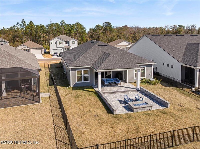 Exterior details and patio area of a home in , St. Johns (Image 38).