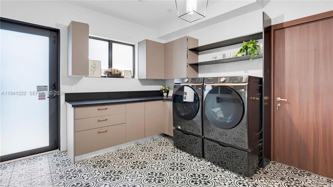 Furnished interior view inside a new home in , Miami (Image 7). Furnished interior view inside a new home in , Miami (Image 7).