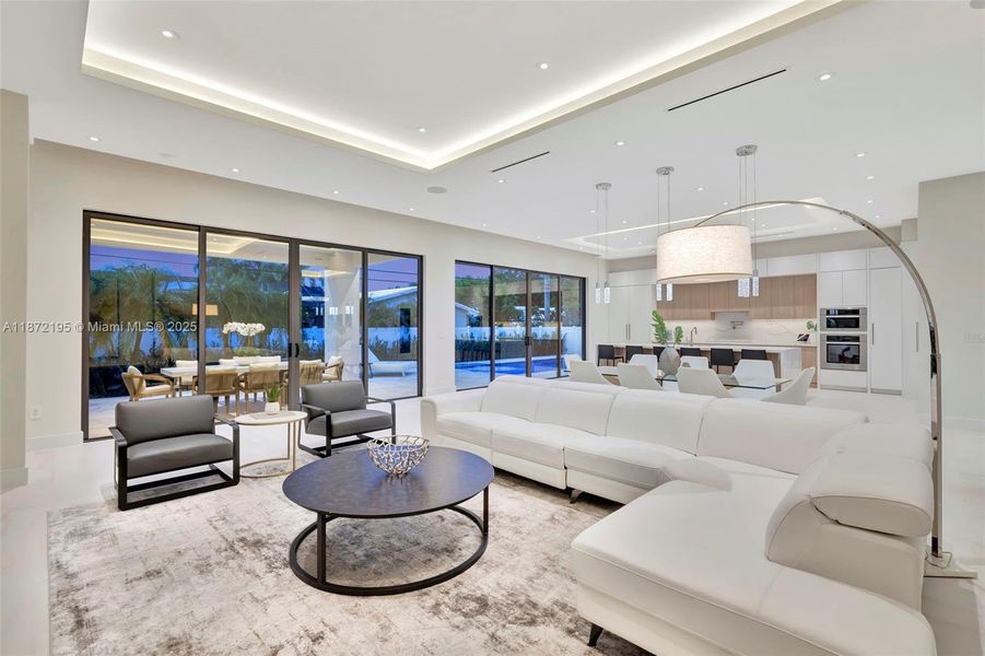 Furnished interior view inside a new home in , Fort Lauderdale (Image 13).